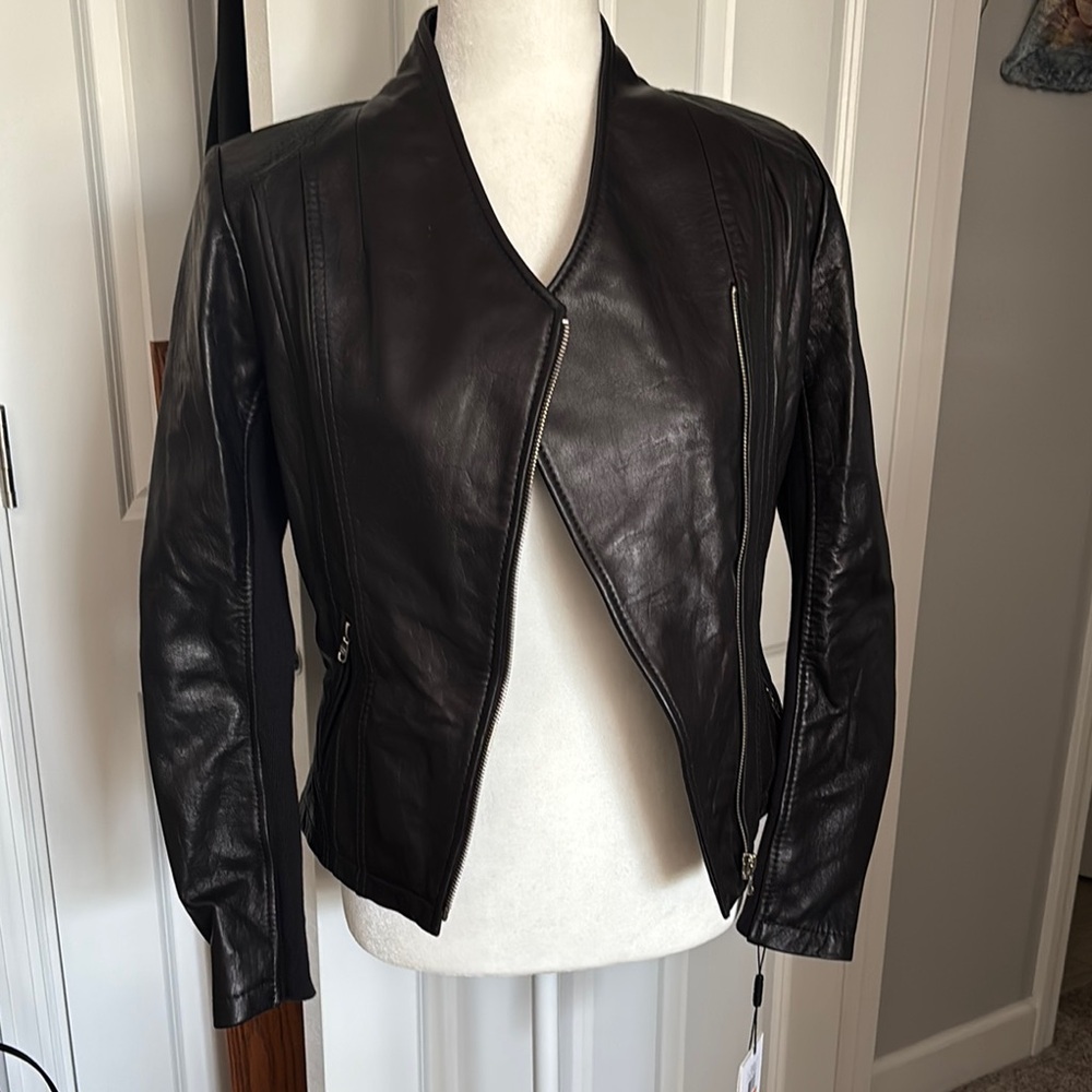 Calvin Klein Black Leather Jacket